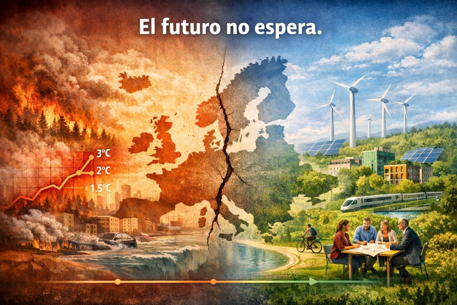 Europa debe anticiparse al cambio climático, no basta adaptarse al calentamiento global 